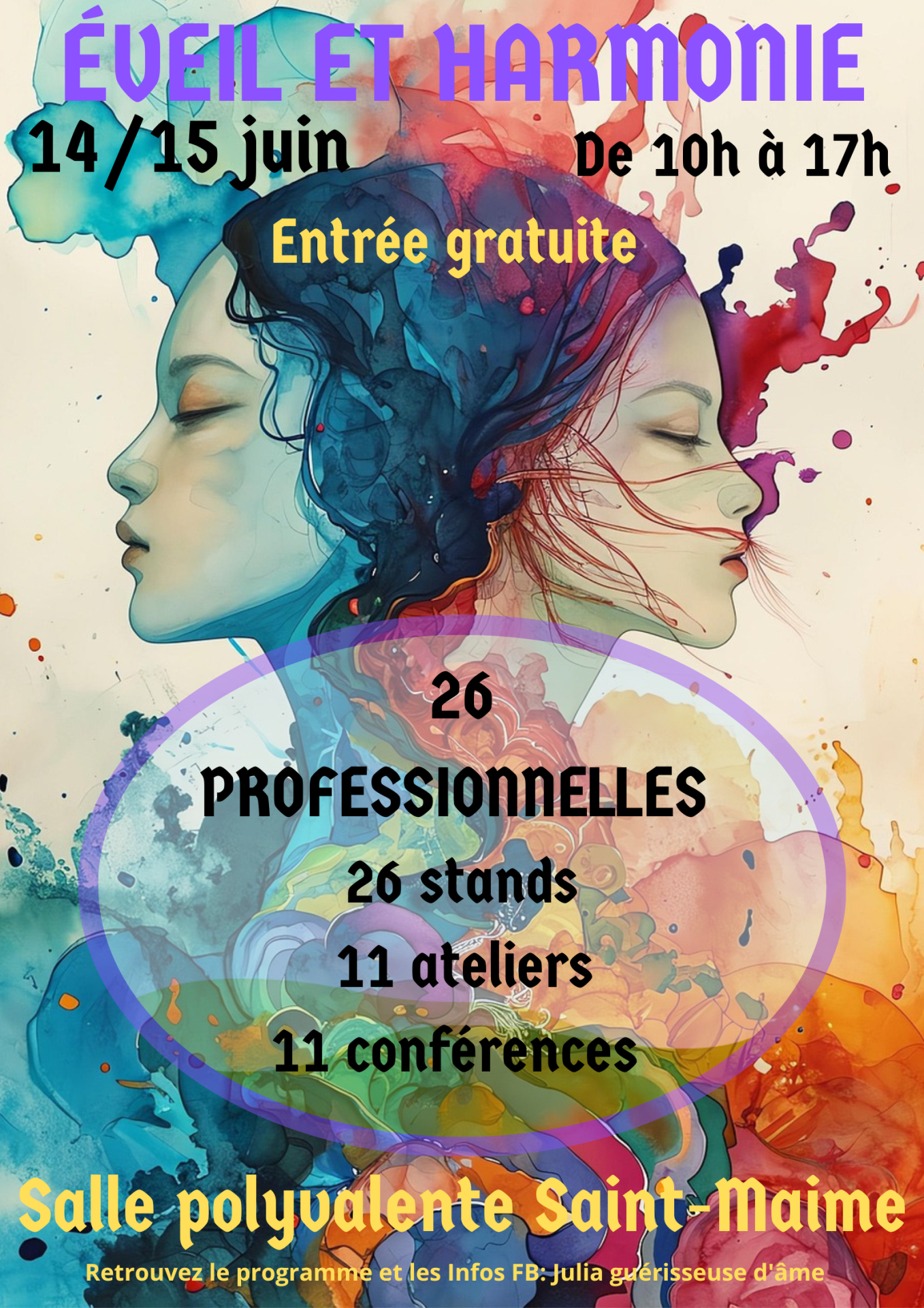 Affoche a4 salon du be st maime